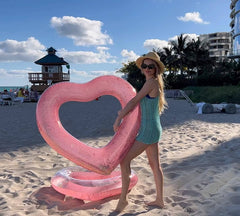 MegaBlingOrbs - Inflatable Swim Rings【Love Heart】